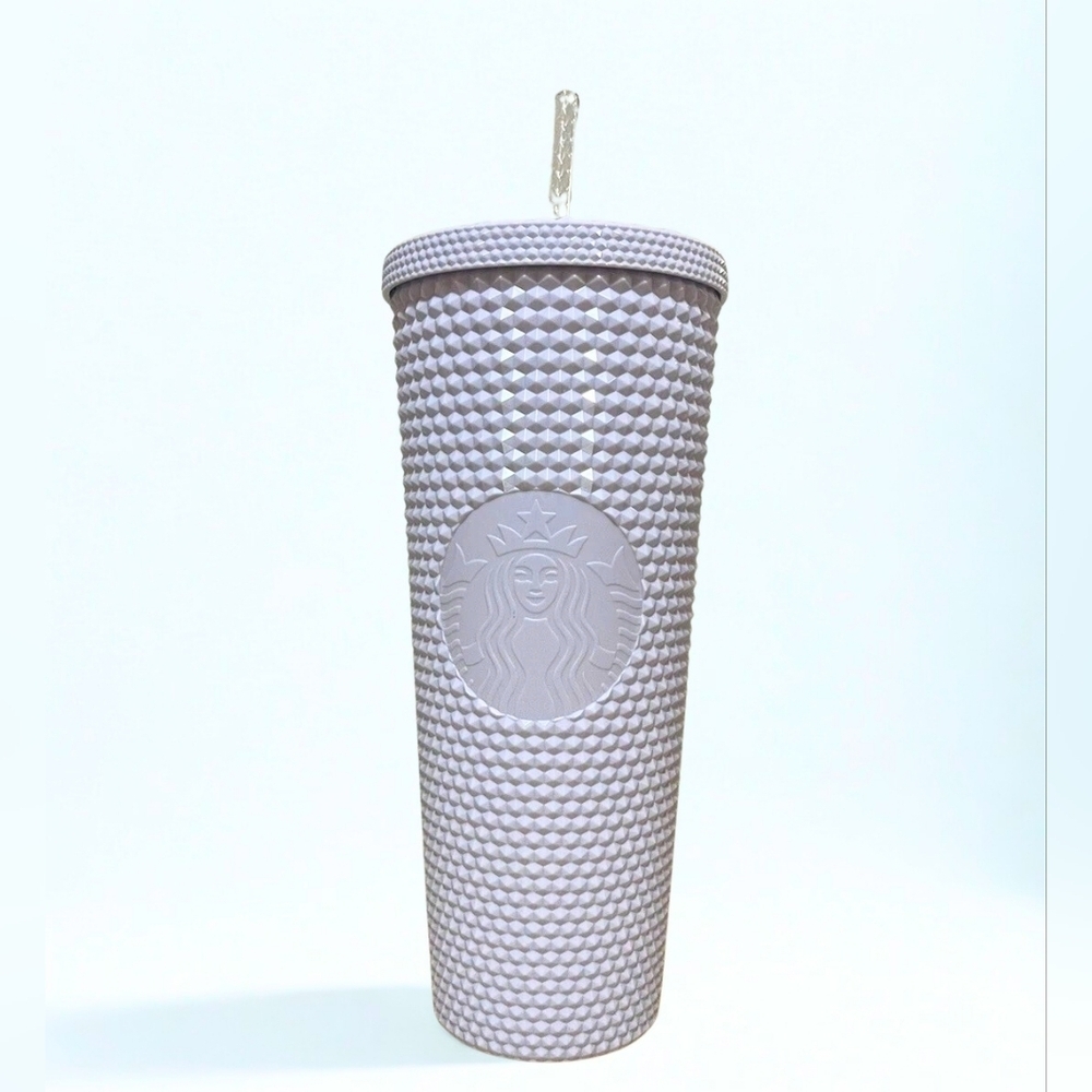 Starbucks White Studded Tumbler 24oz – 2024 Spring, Like New
